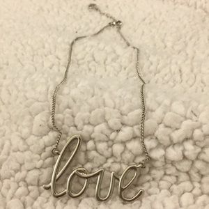 Love necklace sterling silver